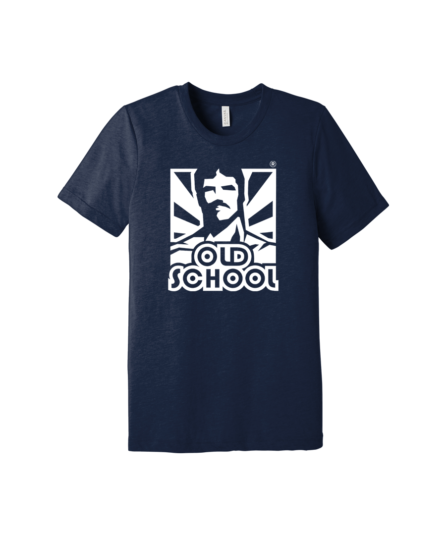 Classic OSL Tri-Blend T-Shirt navy front