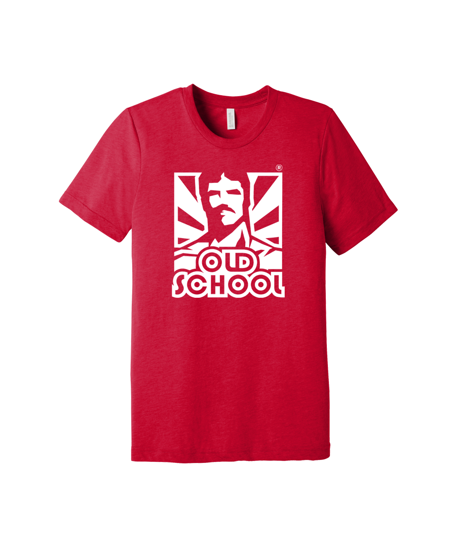 Classic OSL Tri-Blend T-Shirt red front