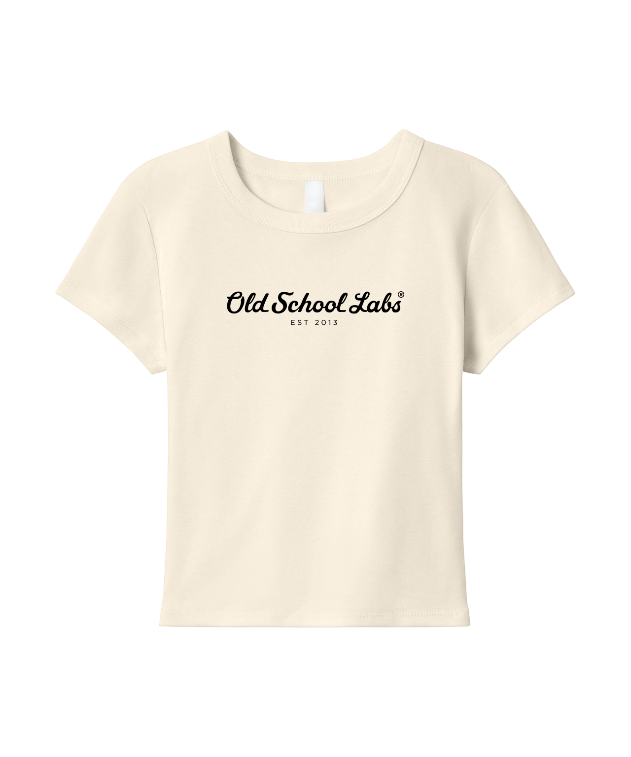 Beige Women’s Micro Rib Baby Tee