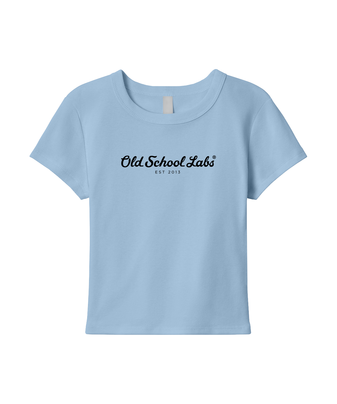 Light blue Women’s Micro Rib Baby Tee