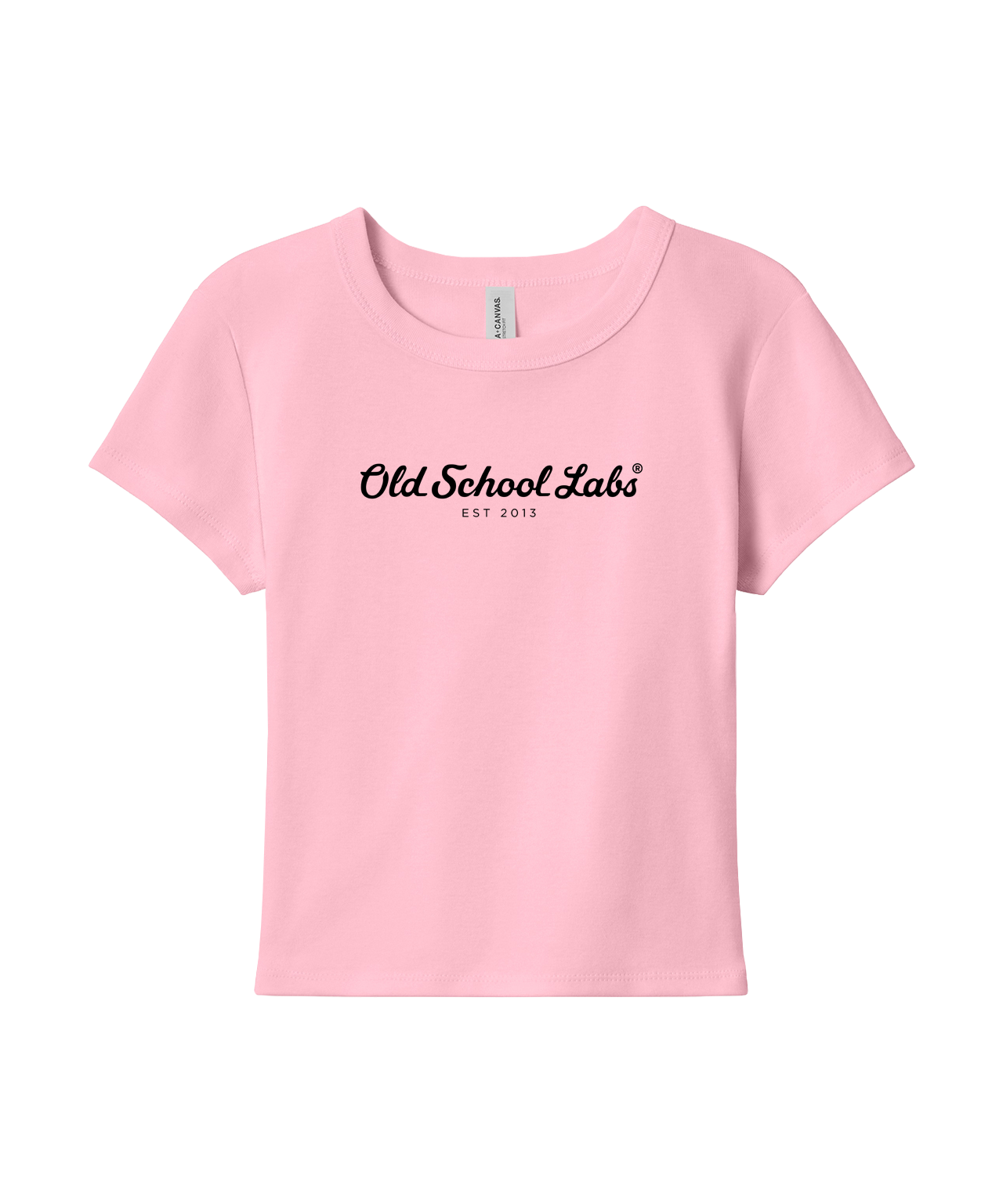 Pink Women’s Micro Rib Baby Tee