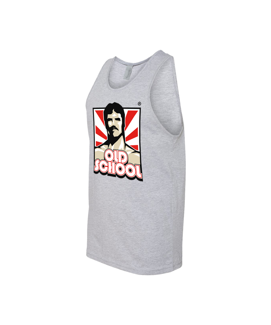 Vintage OSL Cotton Tank heather grey side
