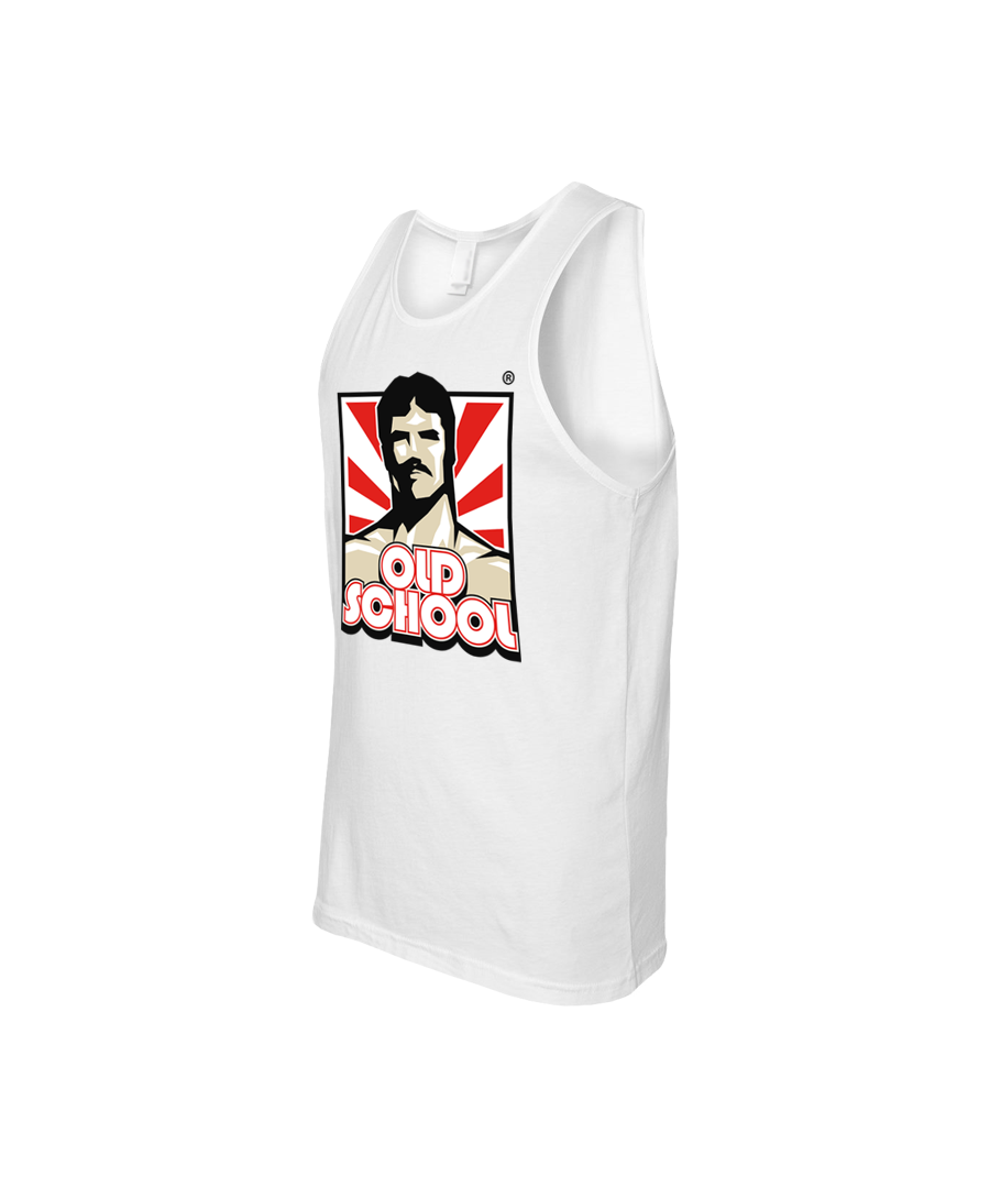 Vintage OSL Cotton Tank white side