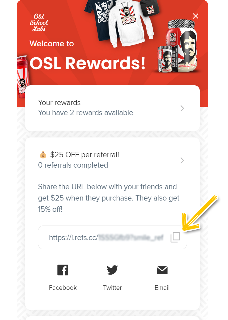 Referral code