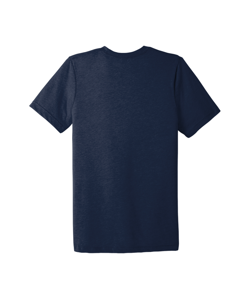 Classic OSL Tri-Blend T-Shirt navy back