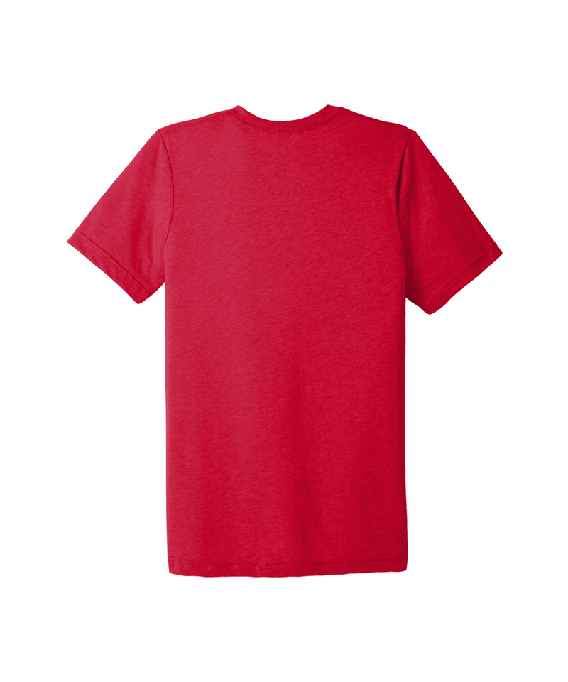Classic OSL Tri-Blend T-Shirt red back