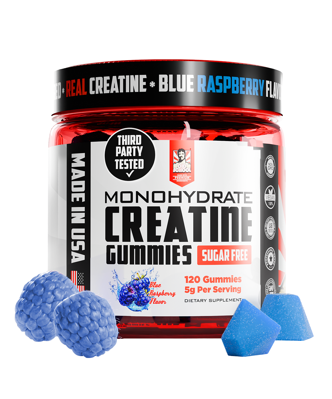 Creatine Gummies Blue Raspberry
