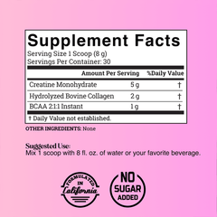Supplement facts