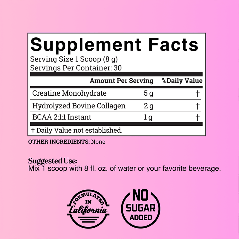 Supplement facts