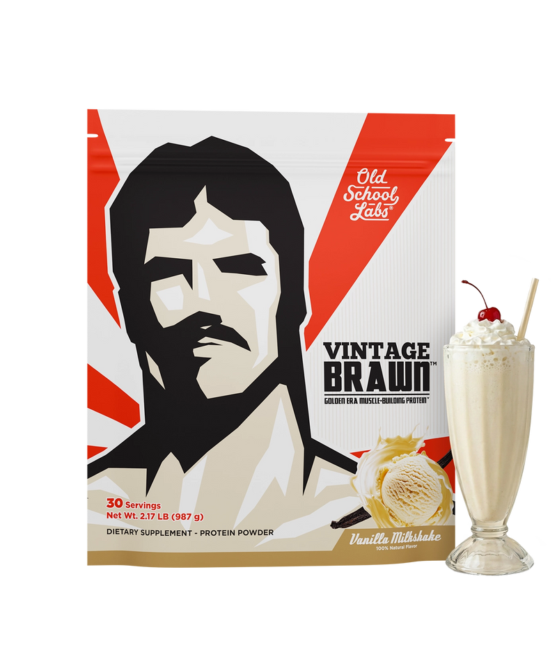 Vintage Brawn™ vanilla milkshake