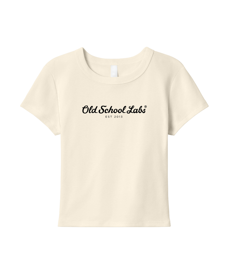 Beige Women’s Micro Rib Baby Tee