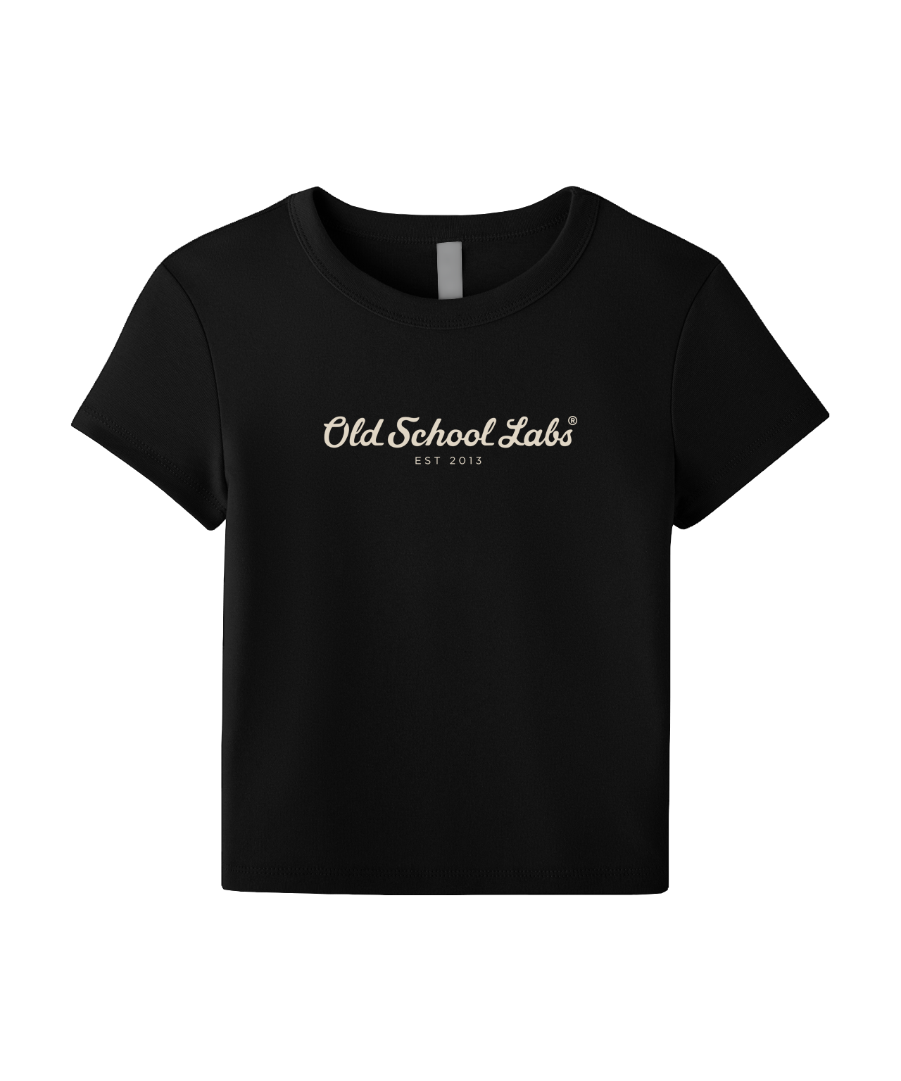 Black Women’s Micro Rib Baby Tee