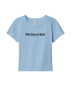 Light blue Women’s Micro Rib Baby Tee