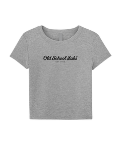Grey Women’s Micro Rib Baby Tee
