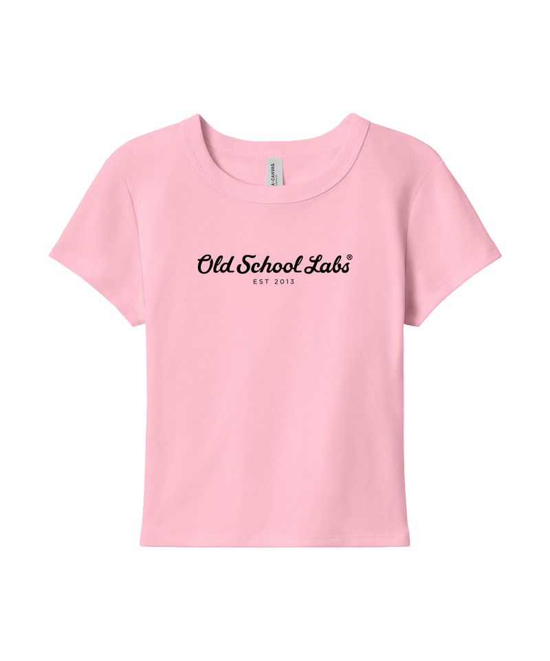 Pink Women’s Micro Rib Baby Tee