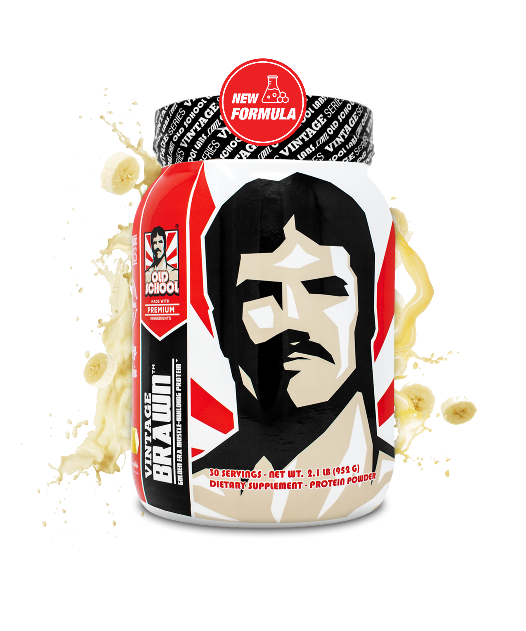 Vintage Brawn™ Banana Milkshake