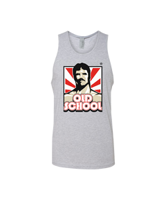 Vintage OSL Cotton Tank heather grey front