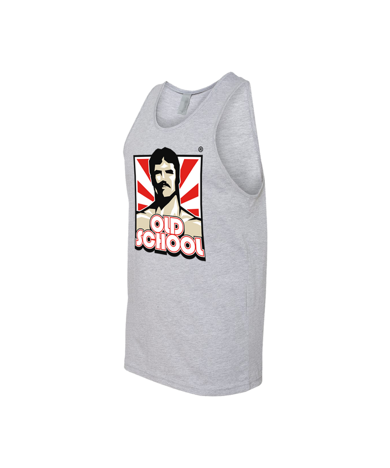 Vintage OSL Cotton Tank heather grey side