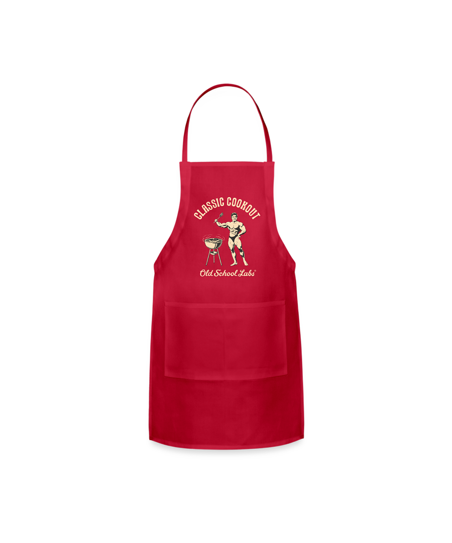 OSL Classic Cookout Apron (red)#color_red