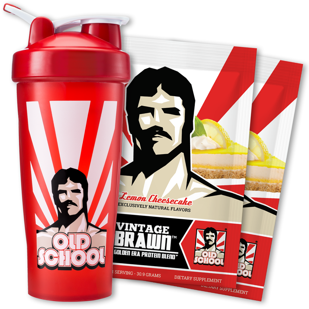 Vintage Brawn™ Lemon Cheesecake Samples + Shaker